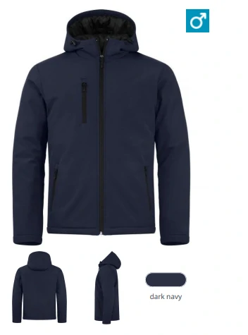 Padded Hooded Softshell Men